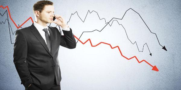 Businessman talking on smart phone