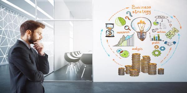 Business strategy concept