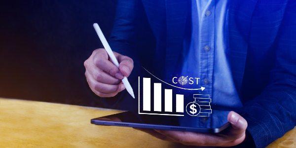Cost reduction concept expenses and saving money business strategy