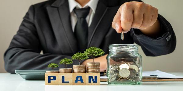 The money tree planting sequence includes a cube labeled plan