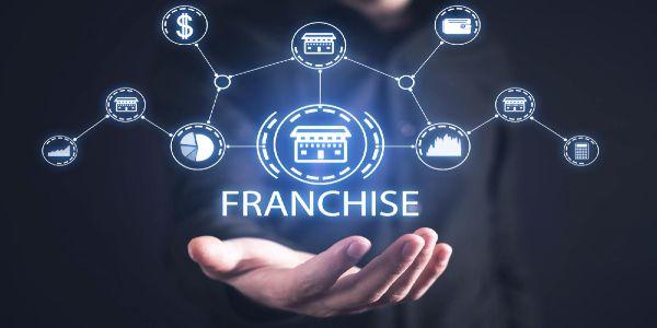 Franchise marketing system business concept