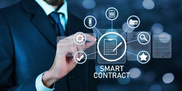 Smart contract concept business technology