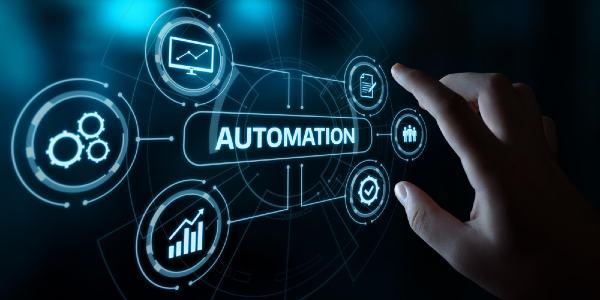 Automation software technology process system business concept